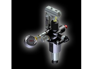 PM2V系列手動(dòng)泵為雙速液壓手動(dòng)泵，泵體內(nèi)有2個(gè)柱塞，低壓時(shí)兩個(gè)柱塞同時(shí)給系統(tǒng)排油，這時(shí)排量最大，可以提高負(fù)載在低壓時(shí)的運(yùn)動(dòng)速度；當(dāng)負(fù)載壓力到達(dá)低壓溢流閥的溢流壓力后，只有高壓柱塞排油，可以大大的減少手柄的操作力。該系列的手動(dòng)泵采用油箱安裝，可內(nèi)置溢流閥和卸荷閥，可配1L，2L，3L，5L，7L，10L油箱組成操作單作用液壓油缸的手動(dòng)泵站。型號(hào)共13種，請(qǐng)見下表。